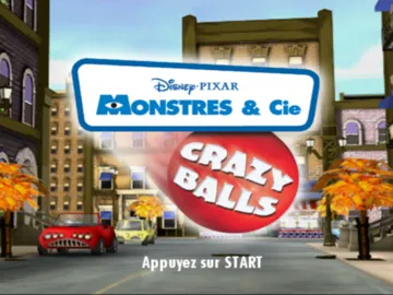 Disney-Pixar Monsters, Inc screen shot title